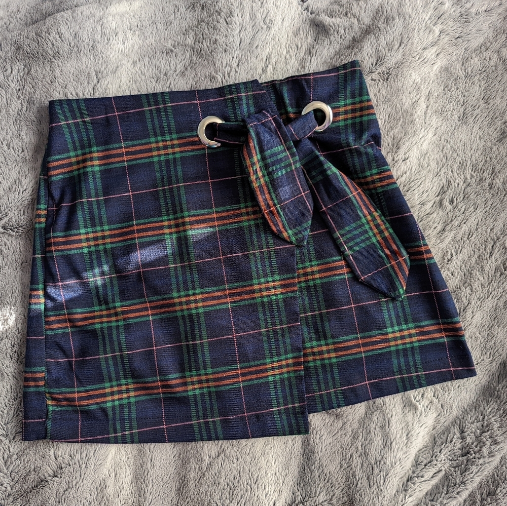 Cute Plaid Mini Skirt